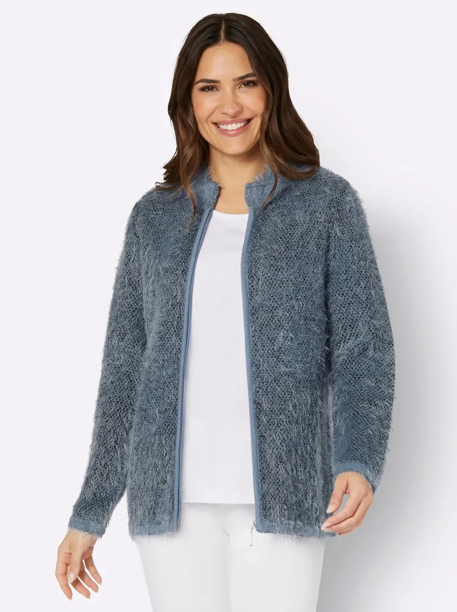 

Классический кардиган Basics Classic Basics, синий
