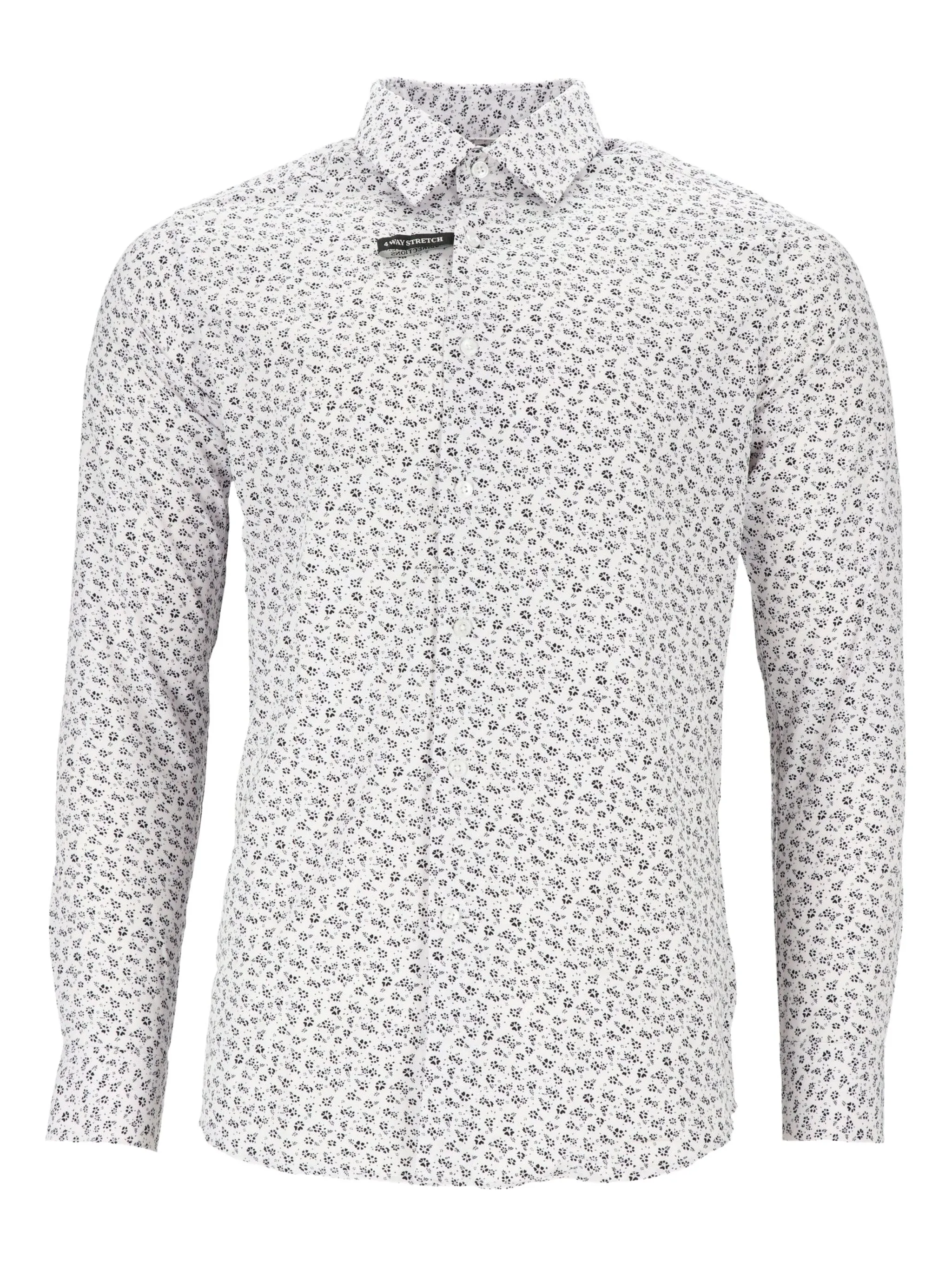 

Рубашка с цветочным принтом Scotch & Soda, белый