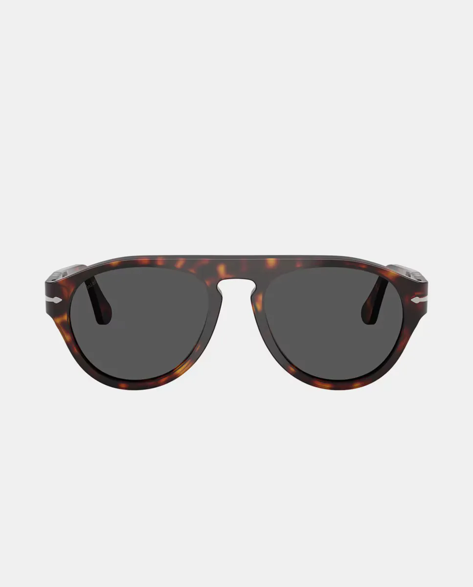 

Солнцезащитные очки-пилоты унисекс из ацетата Persol, коричневый