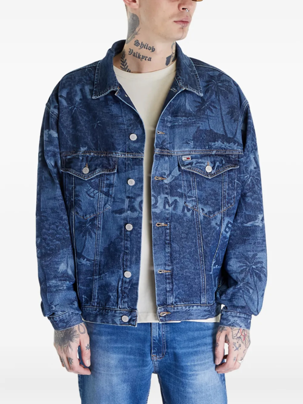 

Джинсовая куртка Tommy Hilfiger Aiden, синий