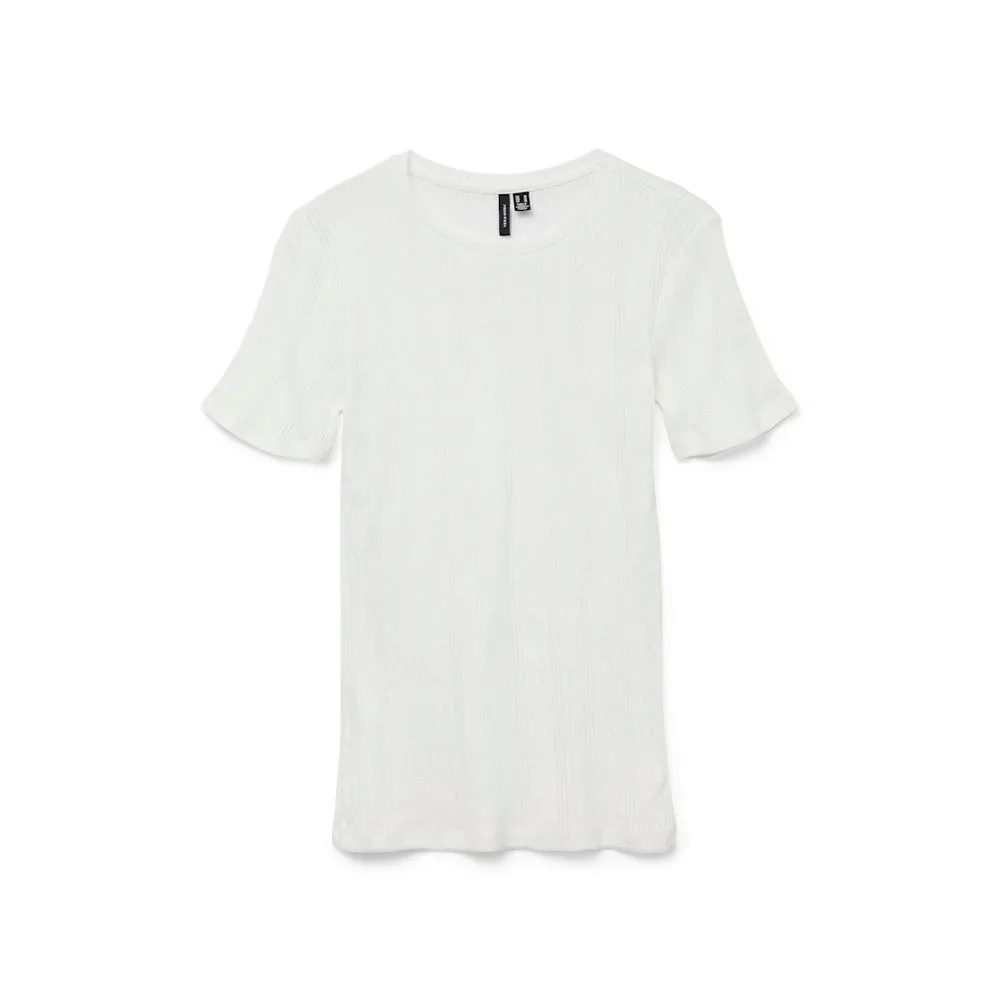 

Футболка с коротким рукавом Vero Moda Lisa Pointelle, белый