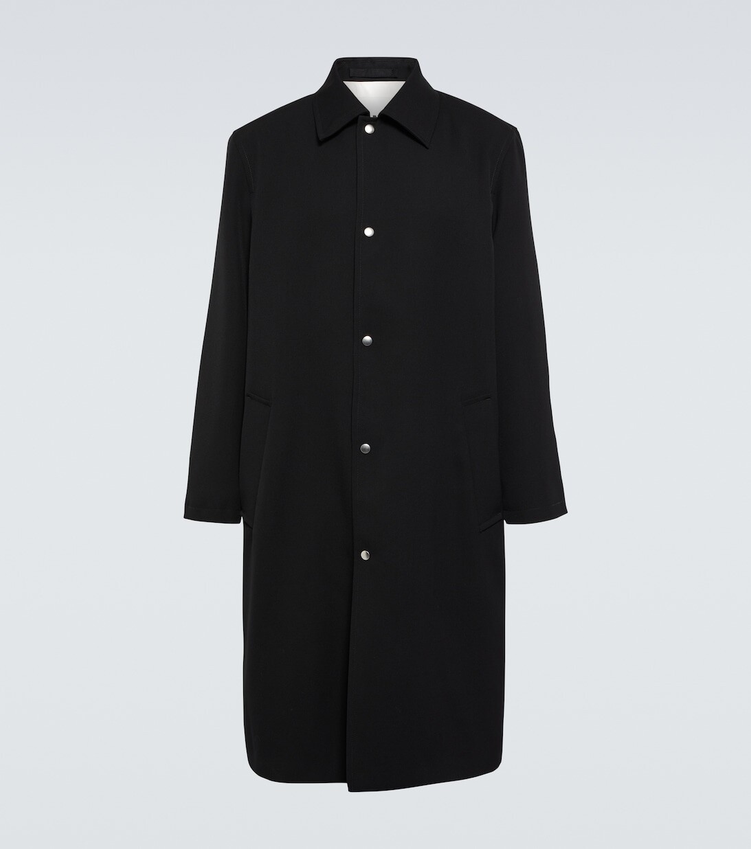 

Шерстяное пальто оверсайз Jil Sander, черный
