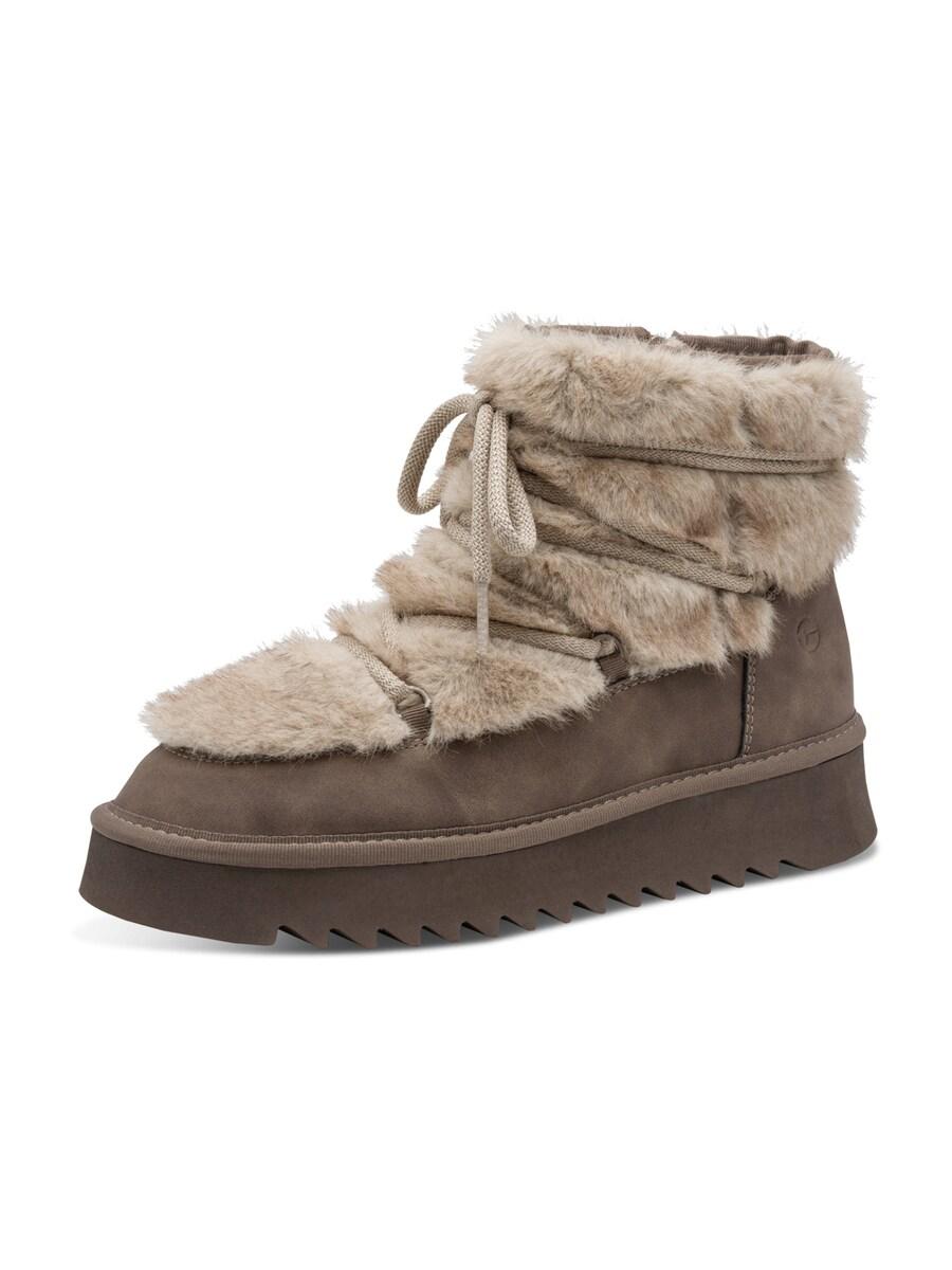 Зимние ботинки Tamaris, Taupe/Muddy colored