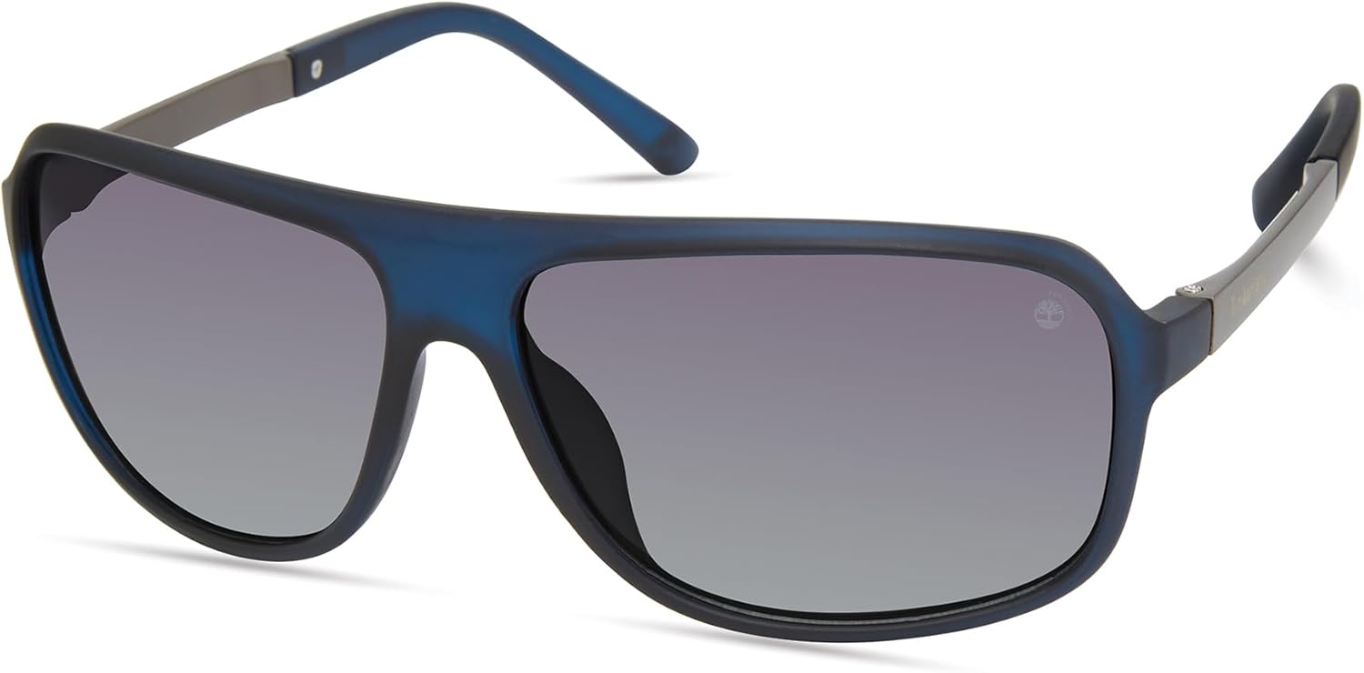 

Timberland мужские пилотские очки Pilot, Matte Blue/Smoke Polarized