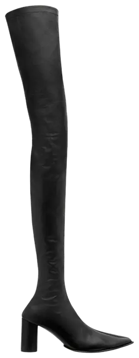 Ботинки MM6 Maison Margiela Wmns Over-The-Knee Tall Boot 'Black', черный