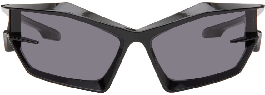

Черные солнцезащитные очки Giv Cut Givenchy, цвет Shiny black/Smoke