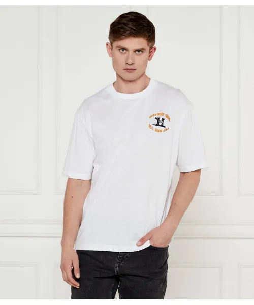 

Футболка Nodiwop Loose fit Hugo Blue, белый