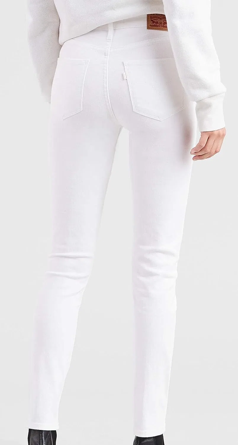 Джинсы Levi's 721 Soft Clean White — фото 3