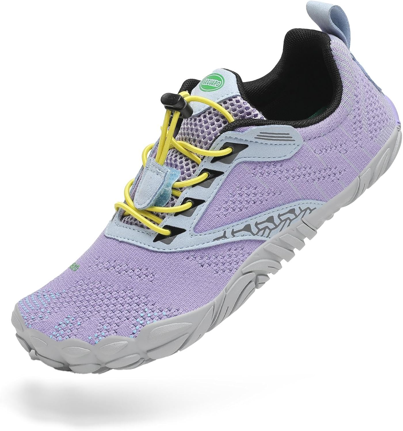 

SAGUARO Женские и мужские кроссовки для бега, минималистичные кроссовки для трейлраннинга, с широким носком и нулевым перепадом высоты подошвы, для кросс-тренинга на открытом воздухе, фиолетовый