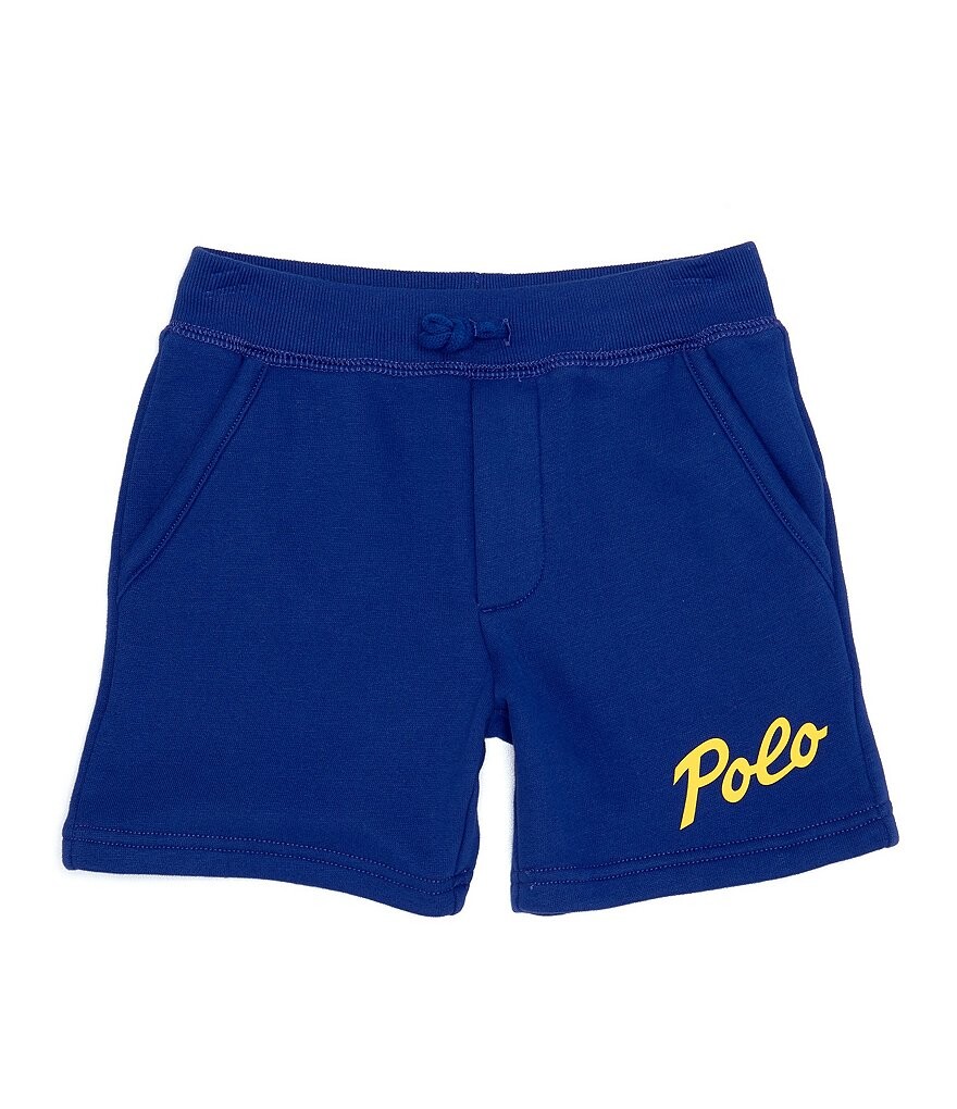 

Флисовые шорты с логотипом Polo Ralph Lauren Little Boys 2T-7, синий