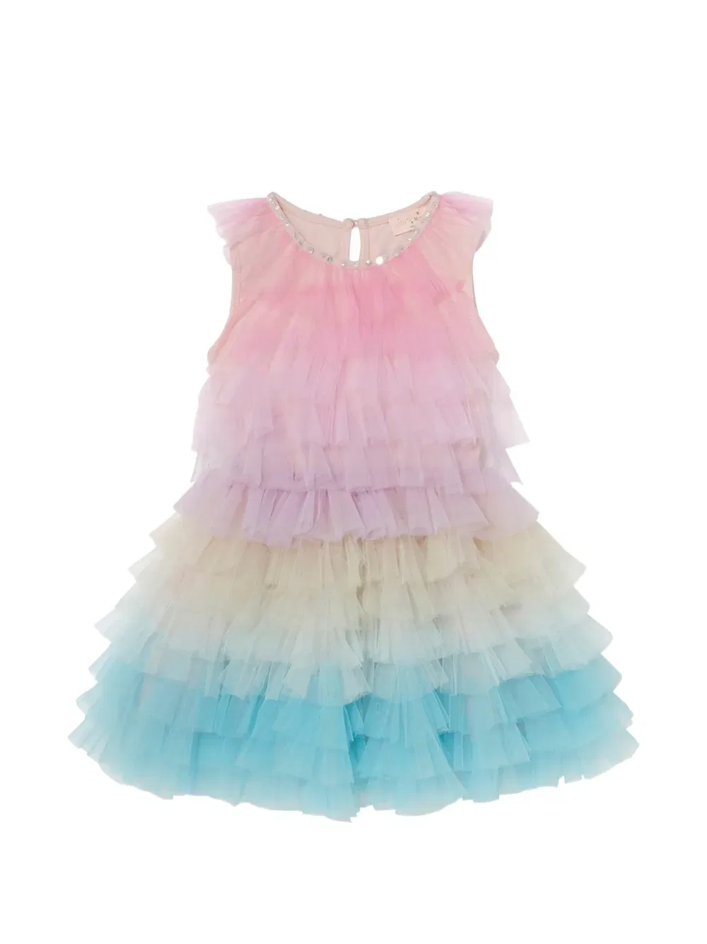 Платье из тюля с оборками Tutu Du Monde, розовый