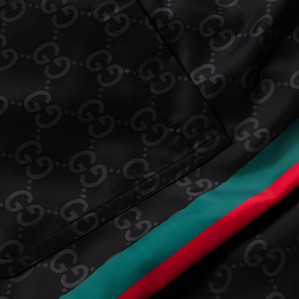 Пляжные шорты Gucci мужские, черные — фото 3