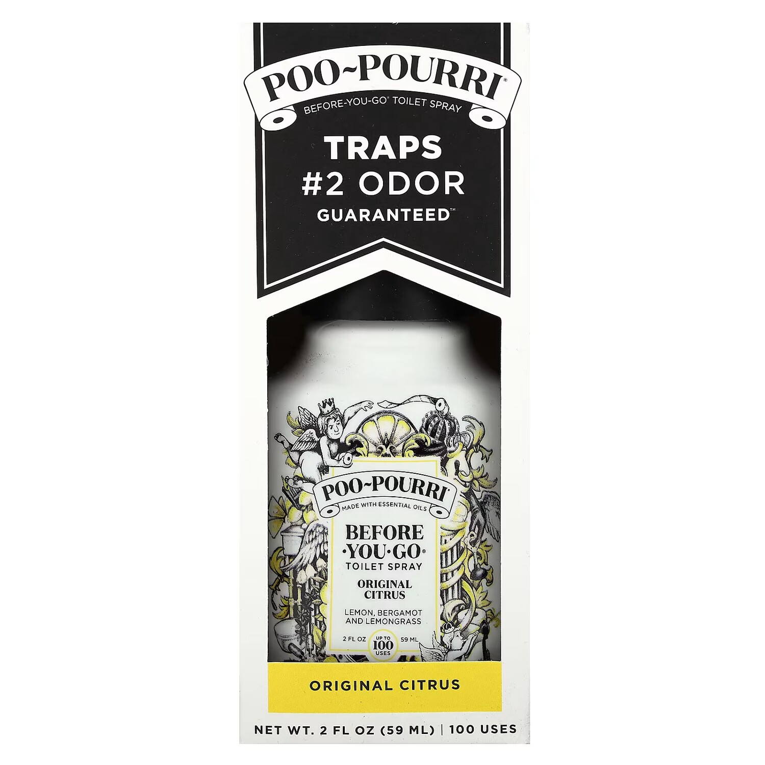 Спрей для туалета Poo-Pourri оригинальный цитрус, 59 мл — фото 2
