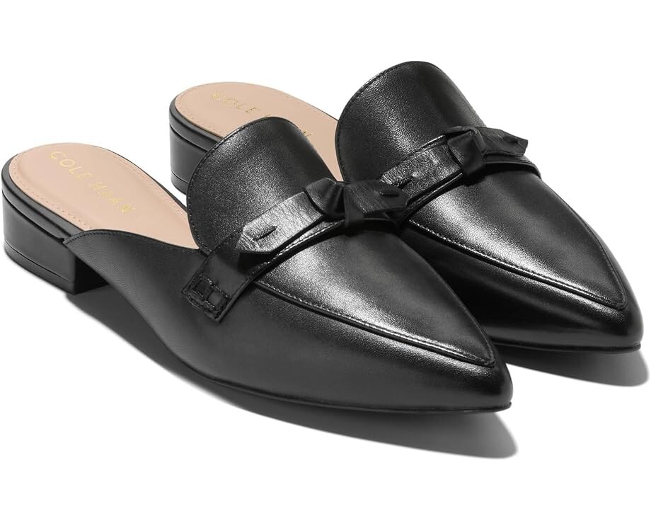 Лоферы Cole Haan Piper Bow Mule, цвет Black Leather