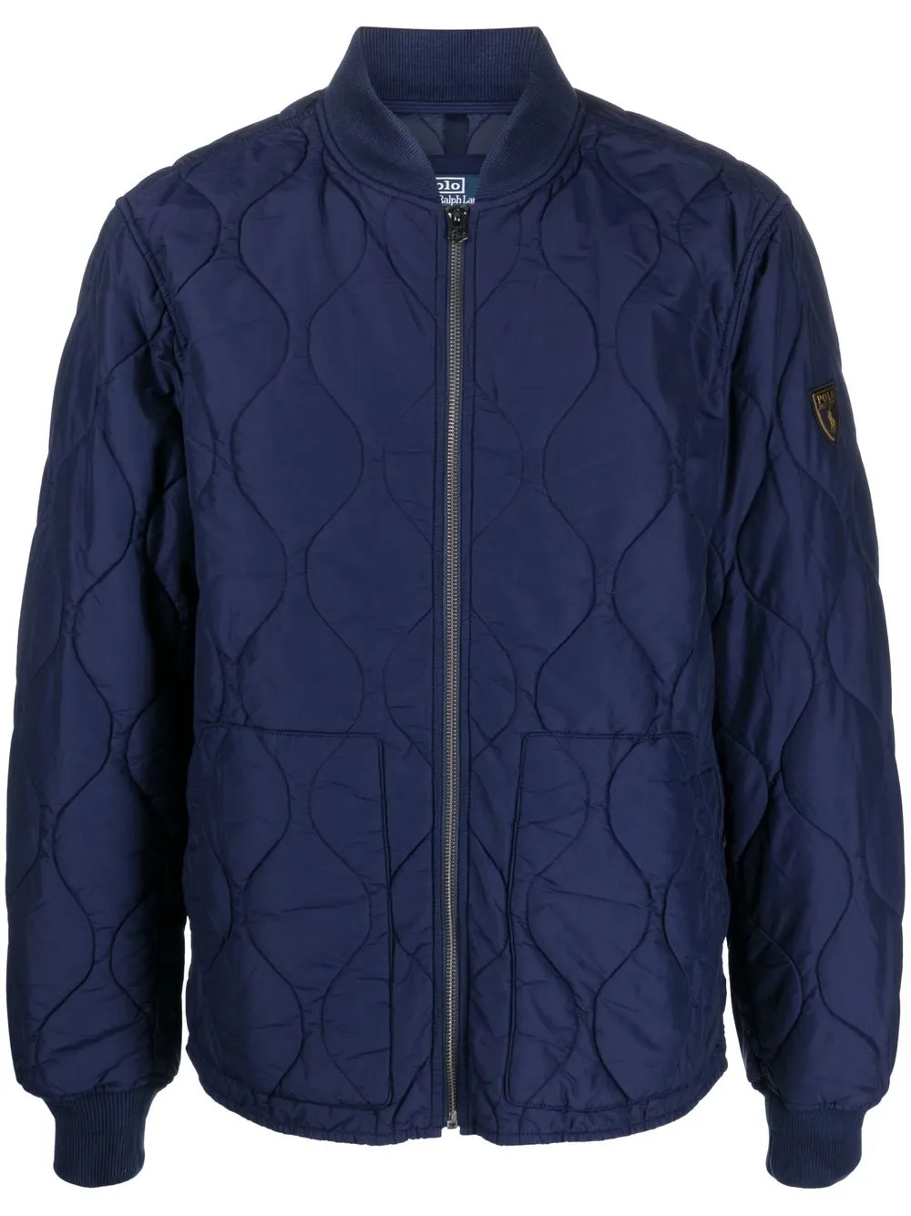 

Стеганый бомбер POLO RALPH LAUREN, синий
