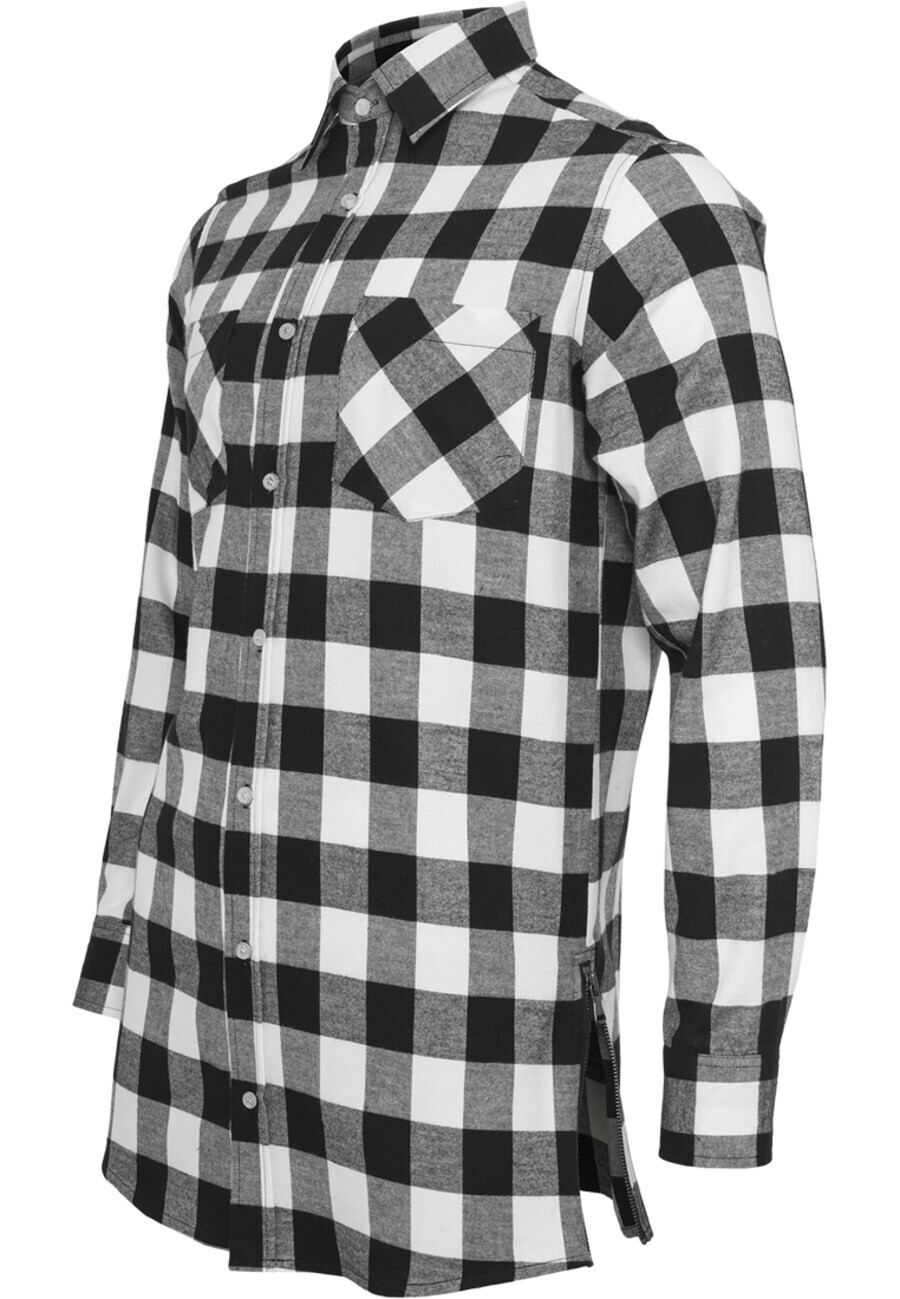 

Клетчатая рубашка Urban Classics Regular fit Button Up Shirt, белый