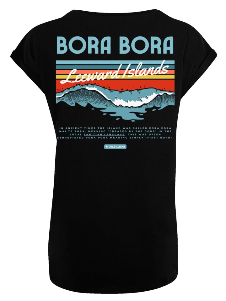 

Футболка с удлиненными плечами Bora Bora Leewards Island черного цвета F4NT4STIC, Черный, Футболка с удлиненными плечами Bora Bora Leewards Island черного цвета F4NT4STIC