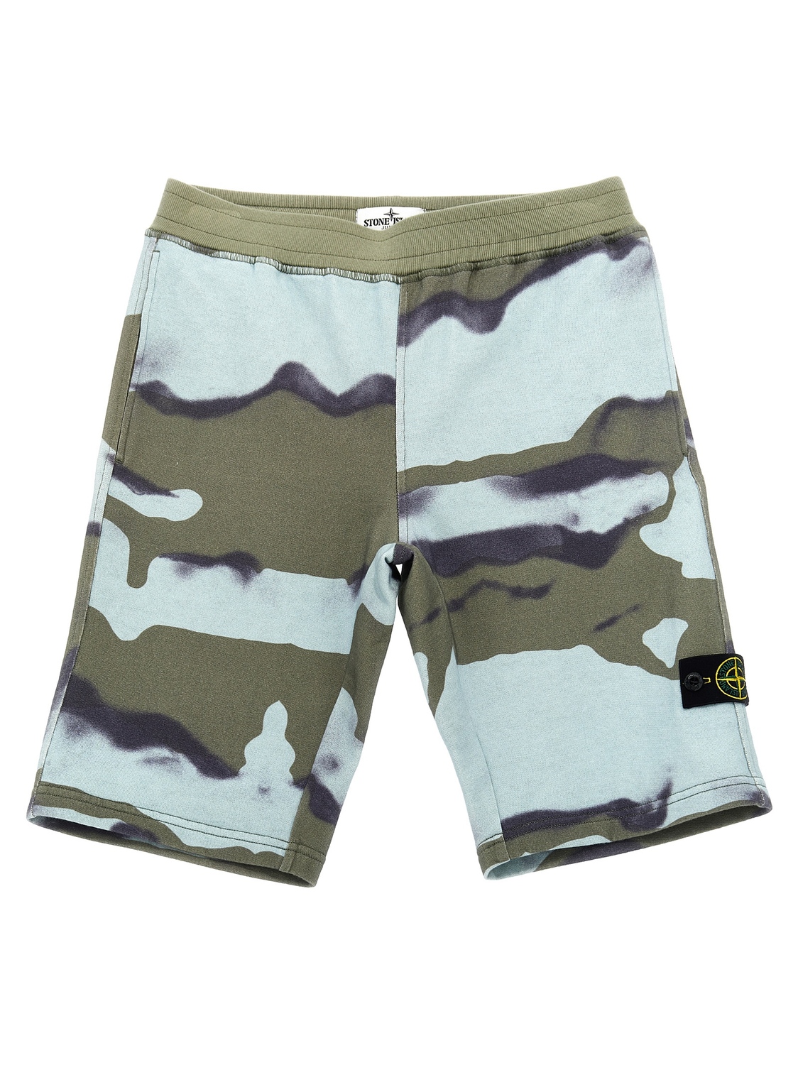 

Бермуды с нашивкой-логотипом Stone Island Junior, мультиколор