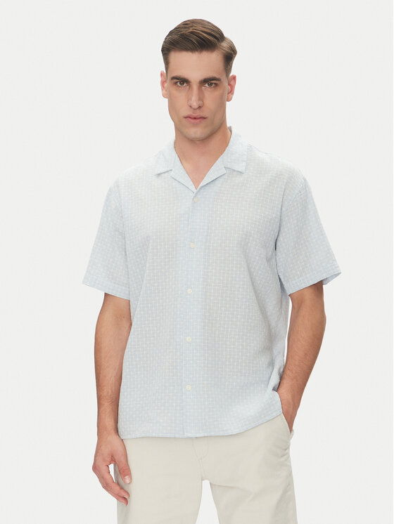 

Свободная рубашка Luke 12277185 Jack&Jones, синий