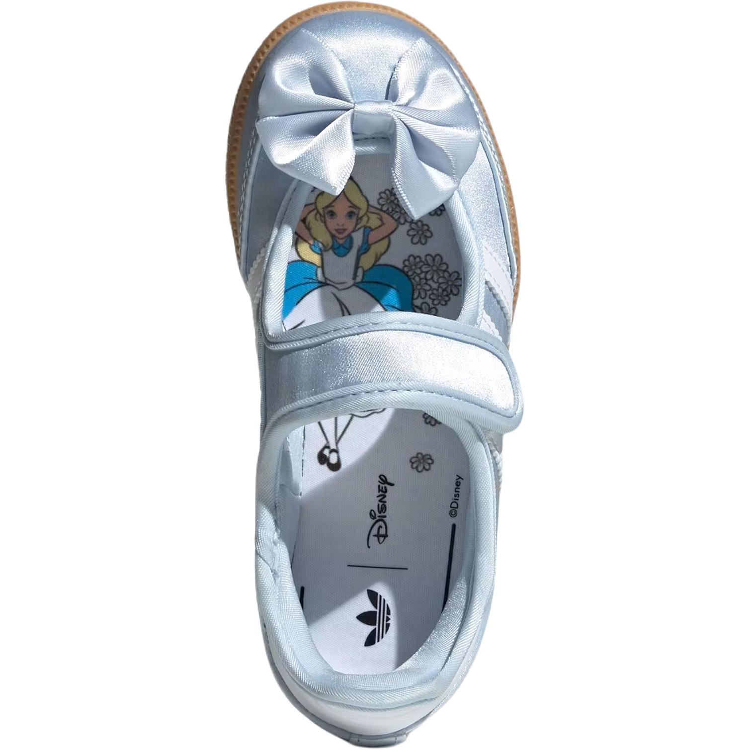 Adidas Originals Disney x Samba Jane низкие кеды Casual Shoes Crystal Sky Blue детские — фото 4