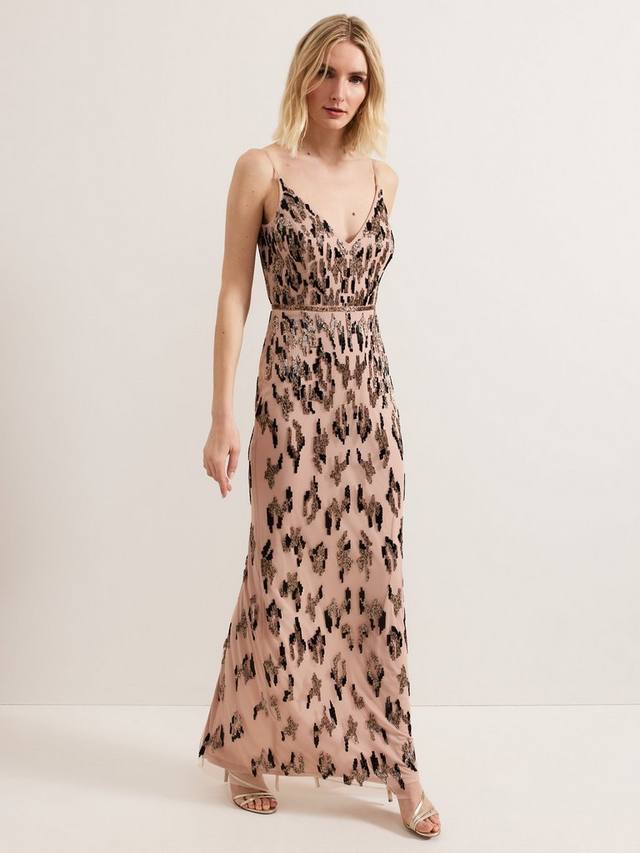 

Коллекция 8 венское платье макси Phase Eight, цвет Light Brown