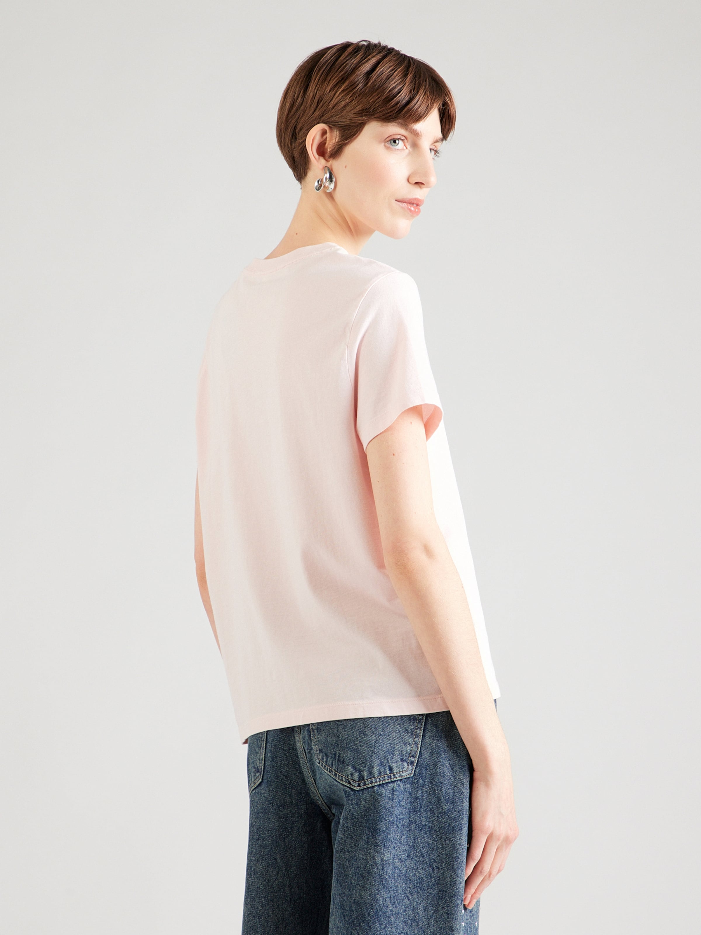 LEVI'S  Футболка в пастельно-розовом цвете — фото 4