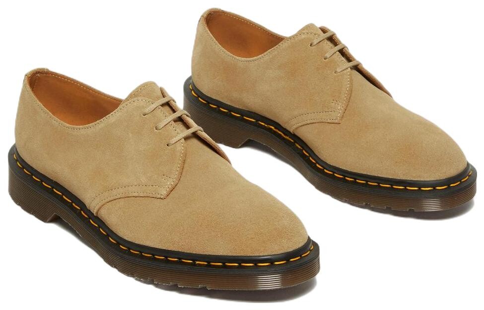 Полуботинки Dr.Martens 1461 Made In England 'Beige Buck Suede' — фото 3
