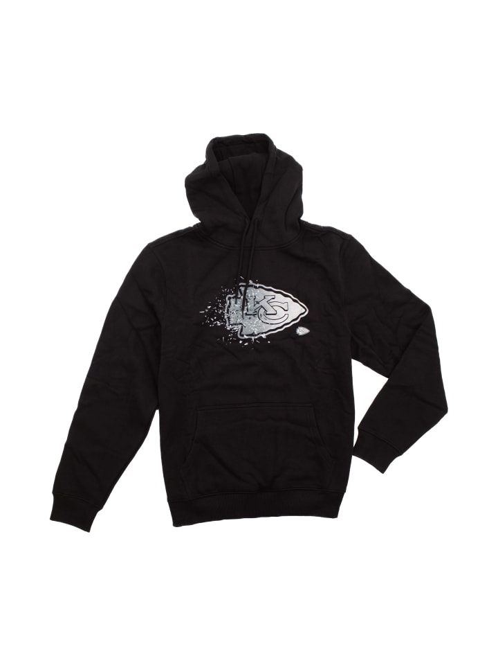 

Толстовка с капюшоном NFL Kansas City Chiefs черного цвета FANATICS