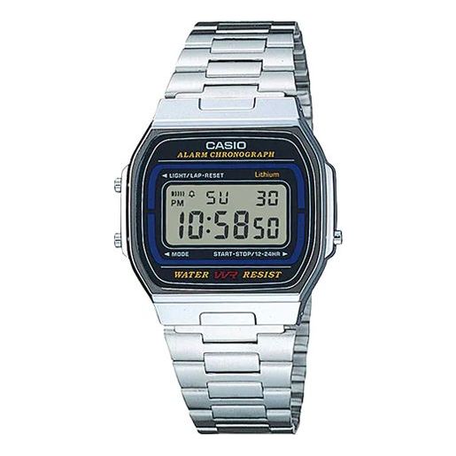 

Часы CASIO Quartz Waterproof Unisex Mens Silver Digital, серебряный