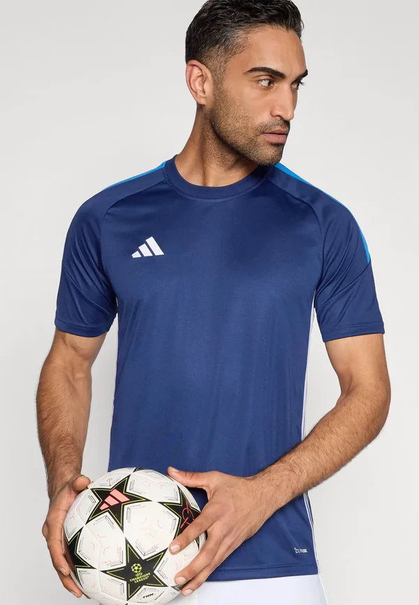 Спортивная футболка tiro 26 essentials Adidas Performance, Dark Blue/Bright Royal/White — фото 4
