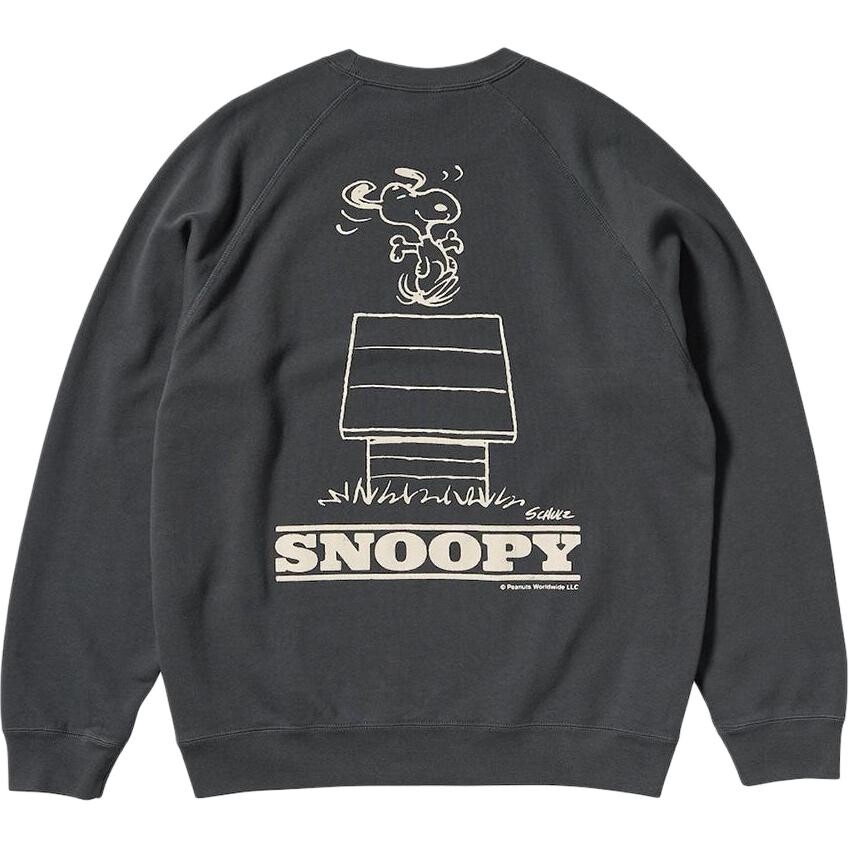 

Свитшот X PEANUTS Co-branded Series унисекс темно-серый Uniqlo, темно-серый
