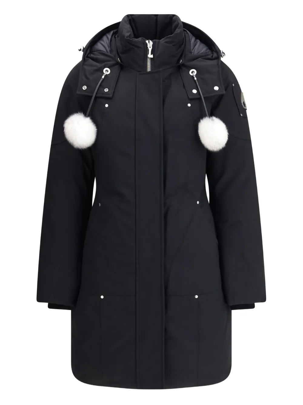 

Парка Stirling с капюшоном и помпоном Moose Knuckles, черный