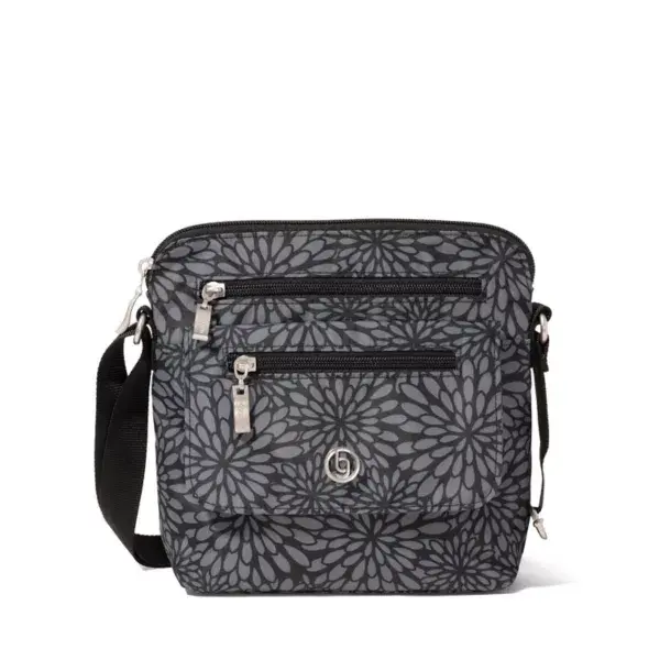 

Сумка-кроссбоди Roam с блокировкой RFID Baggallini, цвет pewter floral
