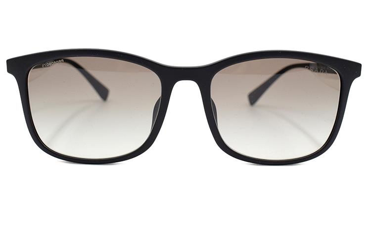 

Прямоугольные солнцезащитные очки мужские черно-серый градиент PRADA