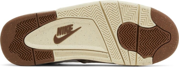 Кроссовки Stussy x Air Flight 89 Low SP 'Pecan', белый — фото 4
