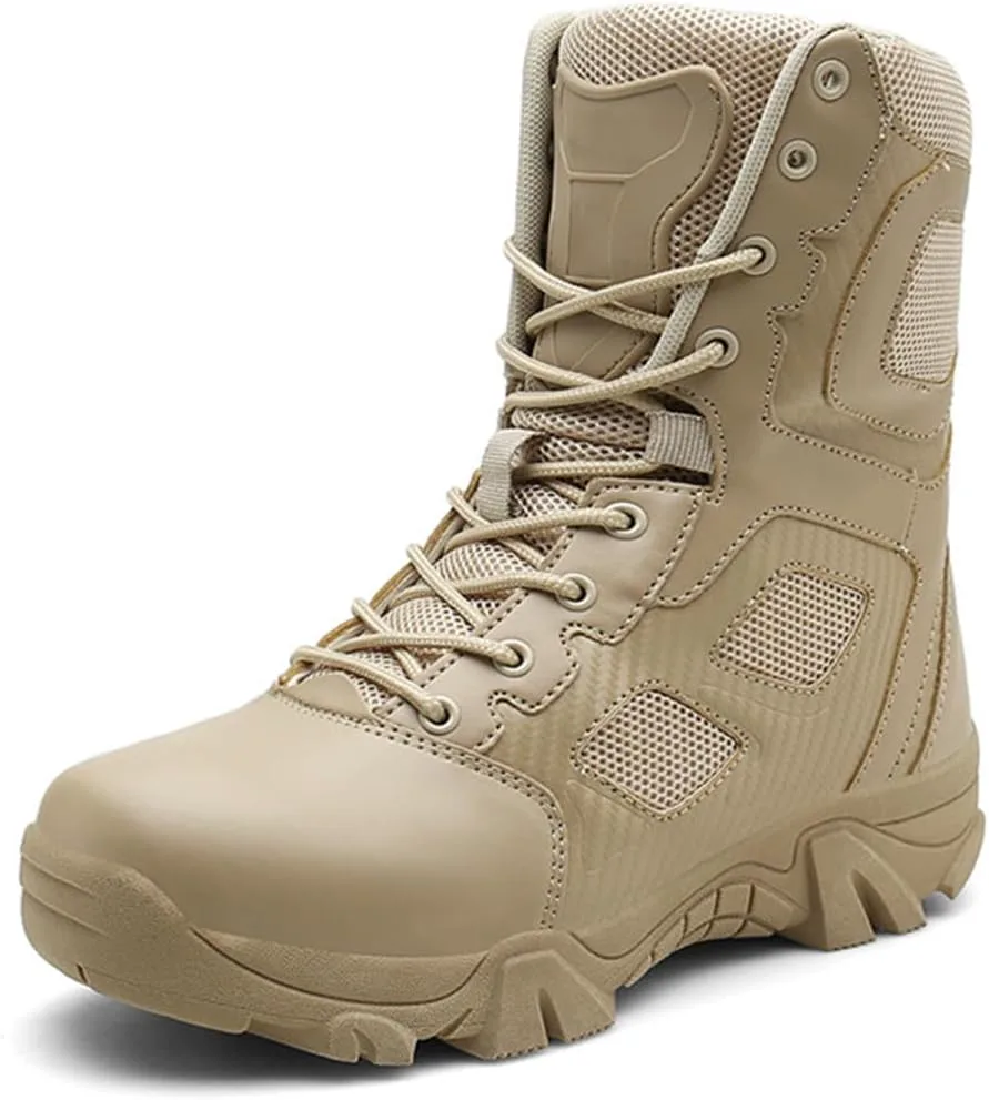 

Тактические мужские ботинки Suwequest Desert, износостойкие армейские ботинки, водонепроницаемые, для походов и боевых действий, ботинки на щиколотку