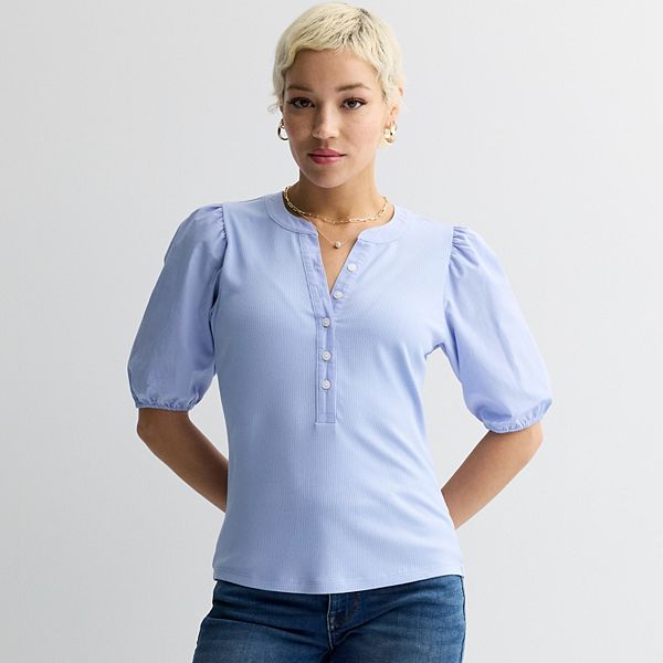 

Женский топ с рукавом-фонариком Nine West, Paden Peri