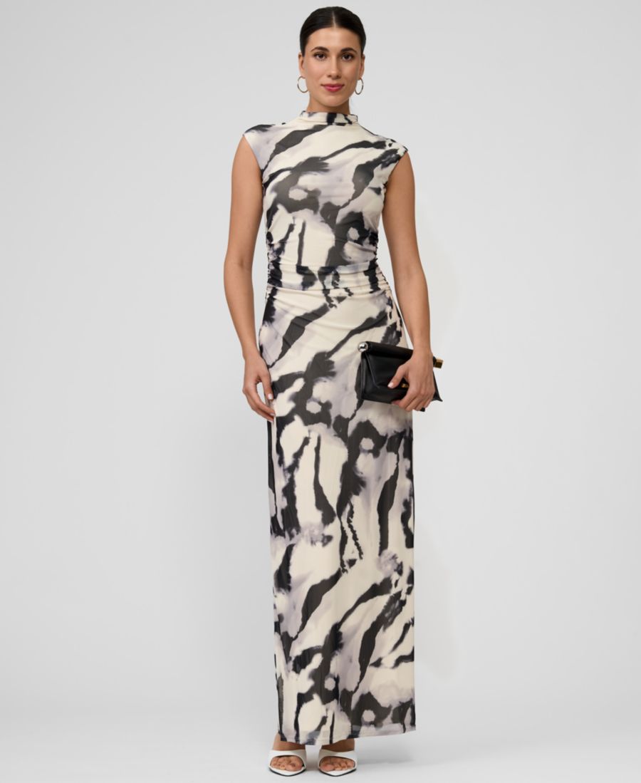 

Женское сетчатое платье Nina с высоким воротником RACHEL Rachel Roy, White