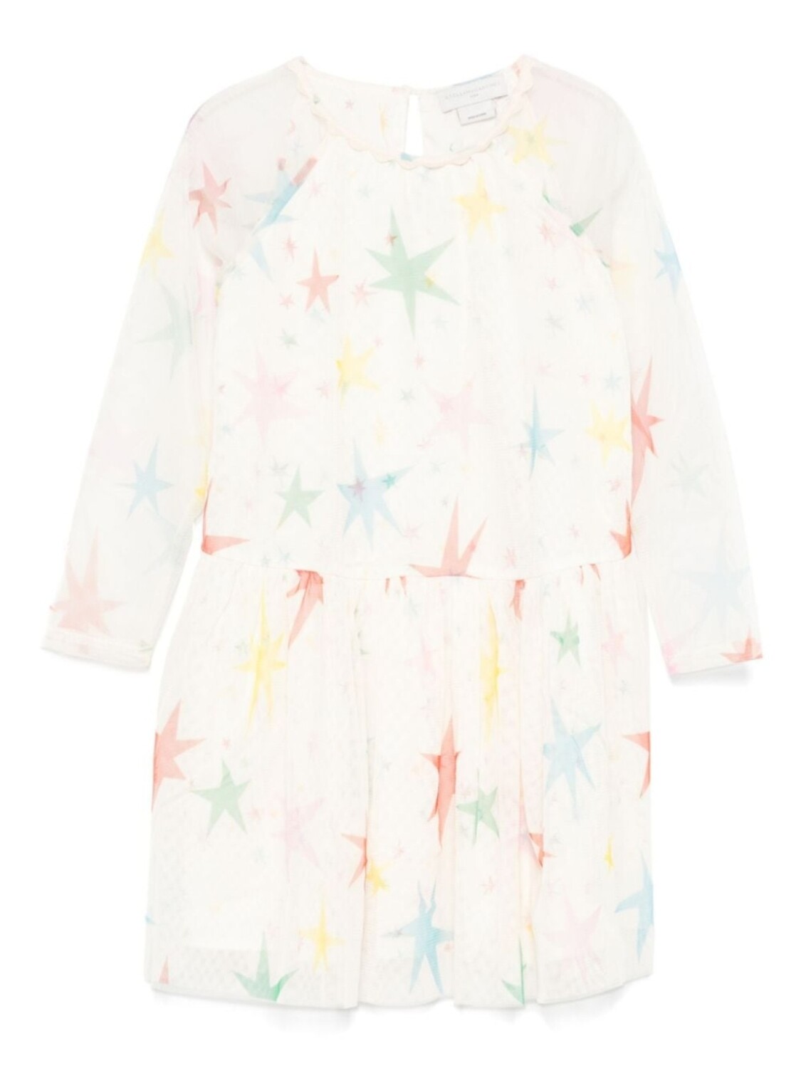 

Stella McCartney Kids платье со звездным принтом, белый