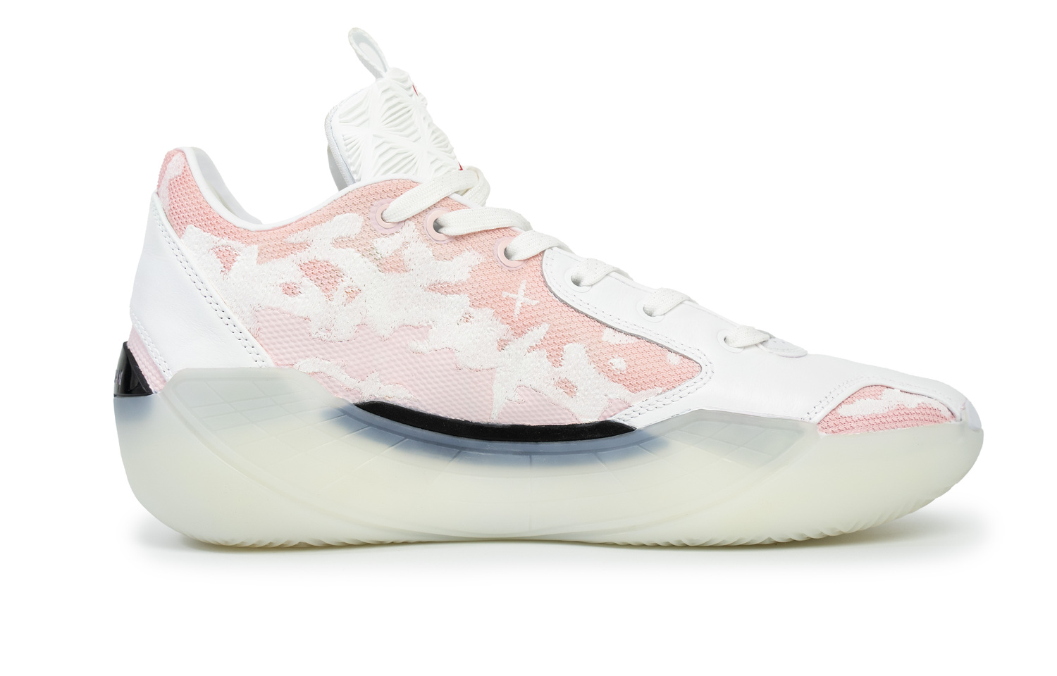 Кроссовки баскетбольные Air 39 мужские низкие White/Pink/Black Jordan, бело-розовые — фото 2