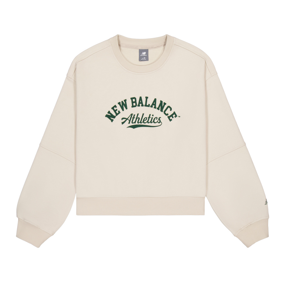 

New Balance Свитшот женский хаки