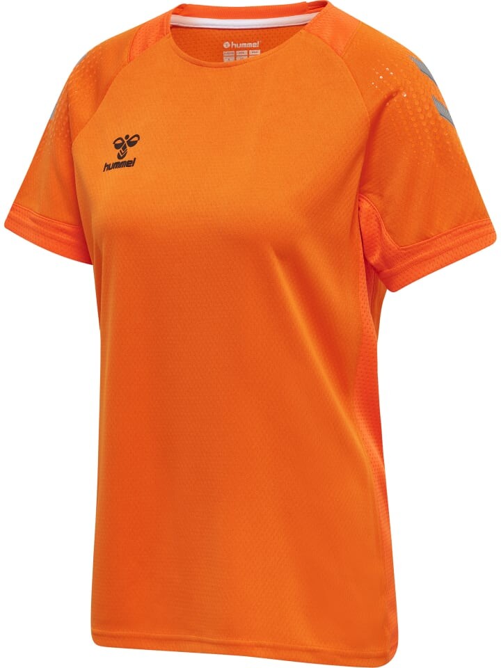 

Функциональная рубашка Hummel T-Shirt S/S Hmllead Multisport Damen, цвет ORANGE TIGER