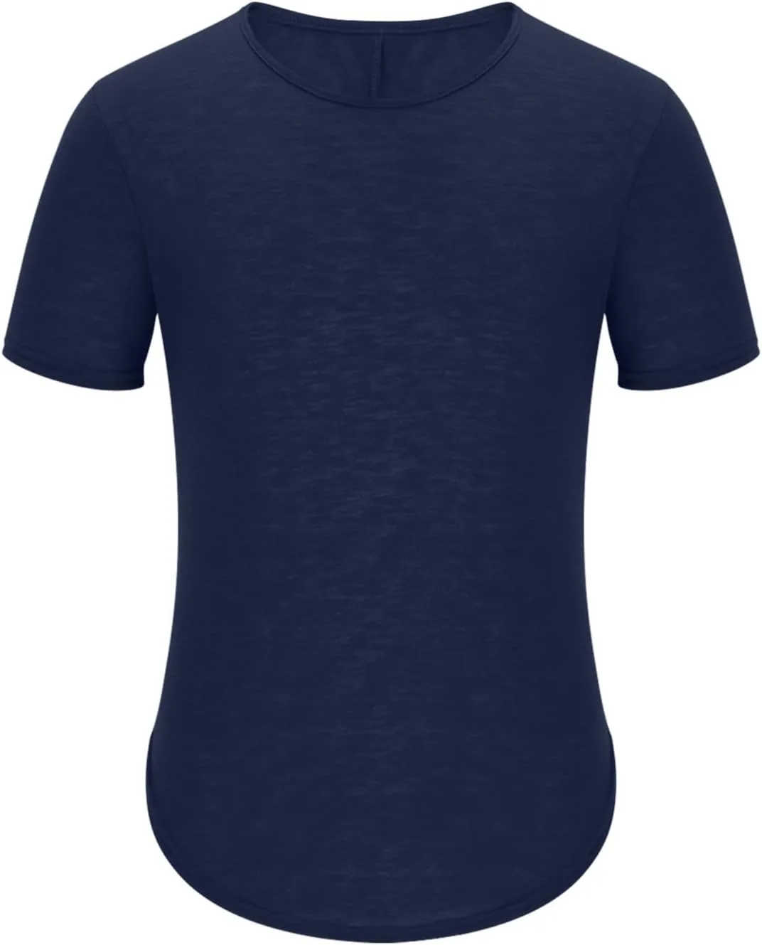 Мужская футболка с закругленным подолом и удлиненной спинкой, Slim Fit, для тренировок — фото 3
