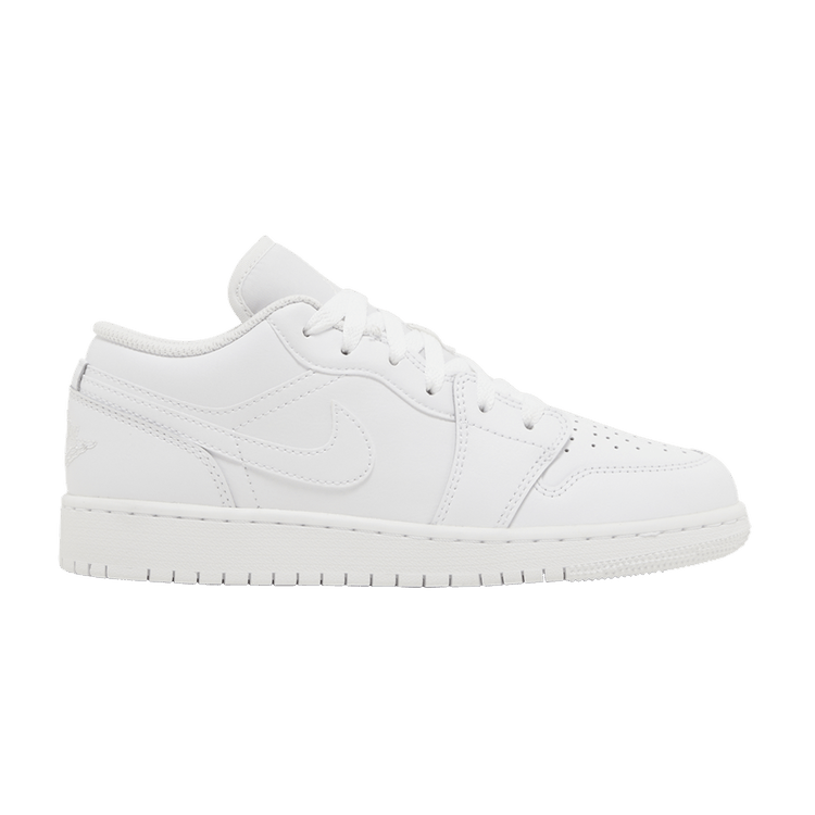 

Кроссовки Air Jordan Air Jordan 1 Low GS 'Triple White' 2023, белый