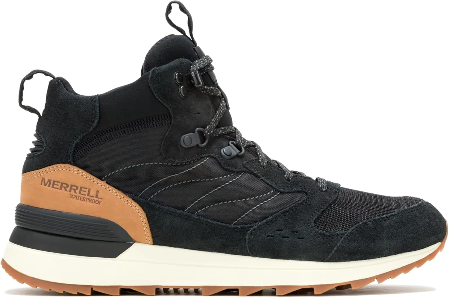 

Мужские кроссовки Merrell Alpine 83 Sneaker Recraft Mid водонепроницаемые, черный