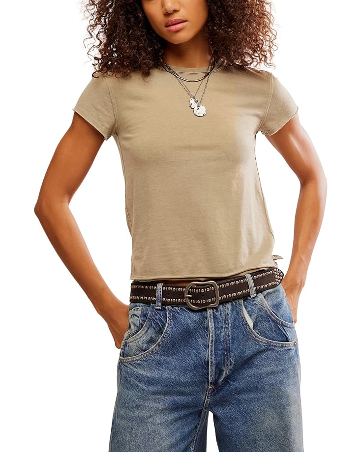 

Футболка Free People Nova Tee, цвет Caiman