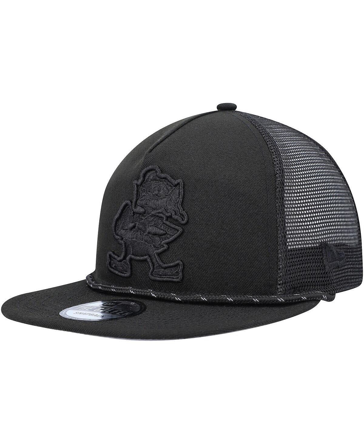

Мужская черная кепка Cleveland Browns Illumination Golfer Snapback Trucker New Era