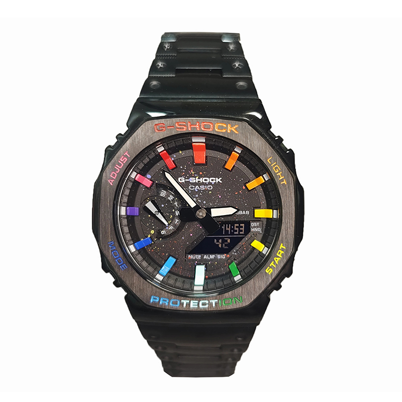 

Мужские часы CASIO Liquid Crystal/Analog Dual Display Series черные