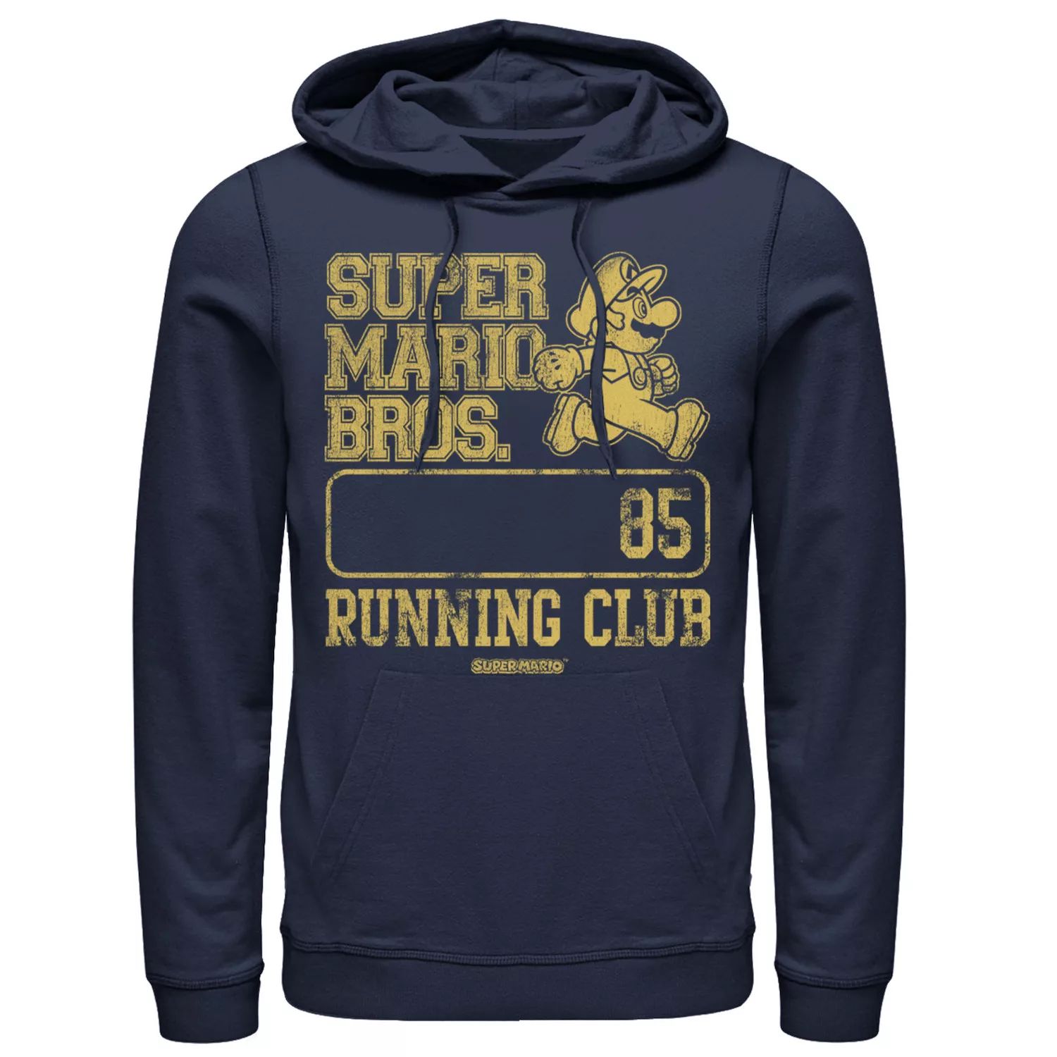 

Мужская толстовка Super Mario Bros. Running Club '85 Licensed Character