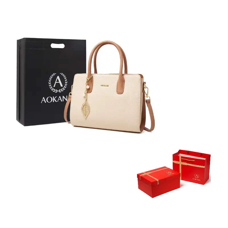 

AOKANG Сумка, Ecru (Leaf Charm)-3325